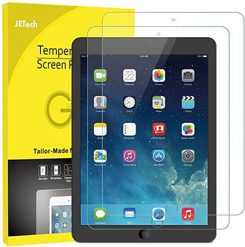 JeTech Tempered Glass Screen Protector for Apple iPad 2/3/4 - HD Clear, Anti-Scratch, Bubble-Free - Perfect for Work, Study & Entertainment