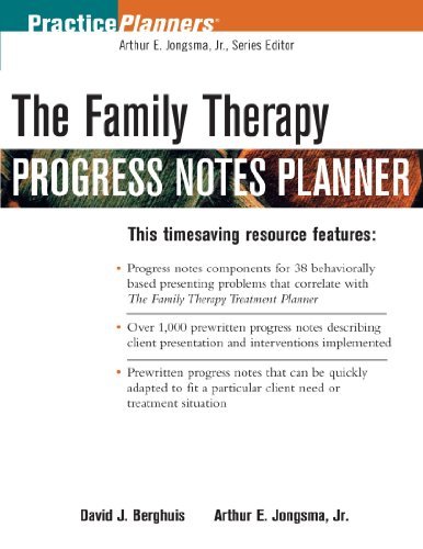 The Family Therapy Progress Notes Planner by David J. Berghuis - Essential Clinical Documentation Tool for Therapists (Paperback, 2004) | Perfect for Mental Health Professionals, Counseling Sessions & Treatment Planning