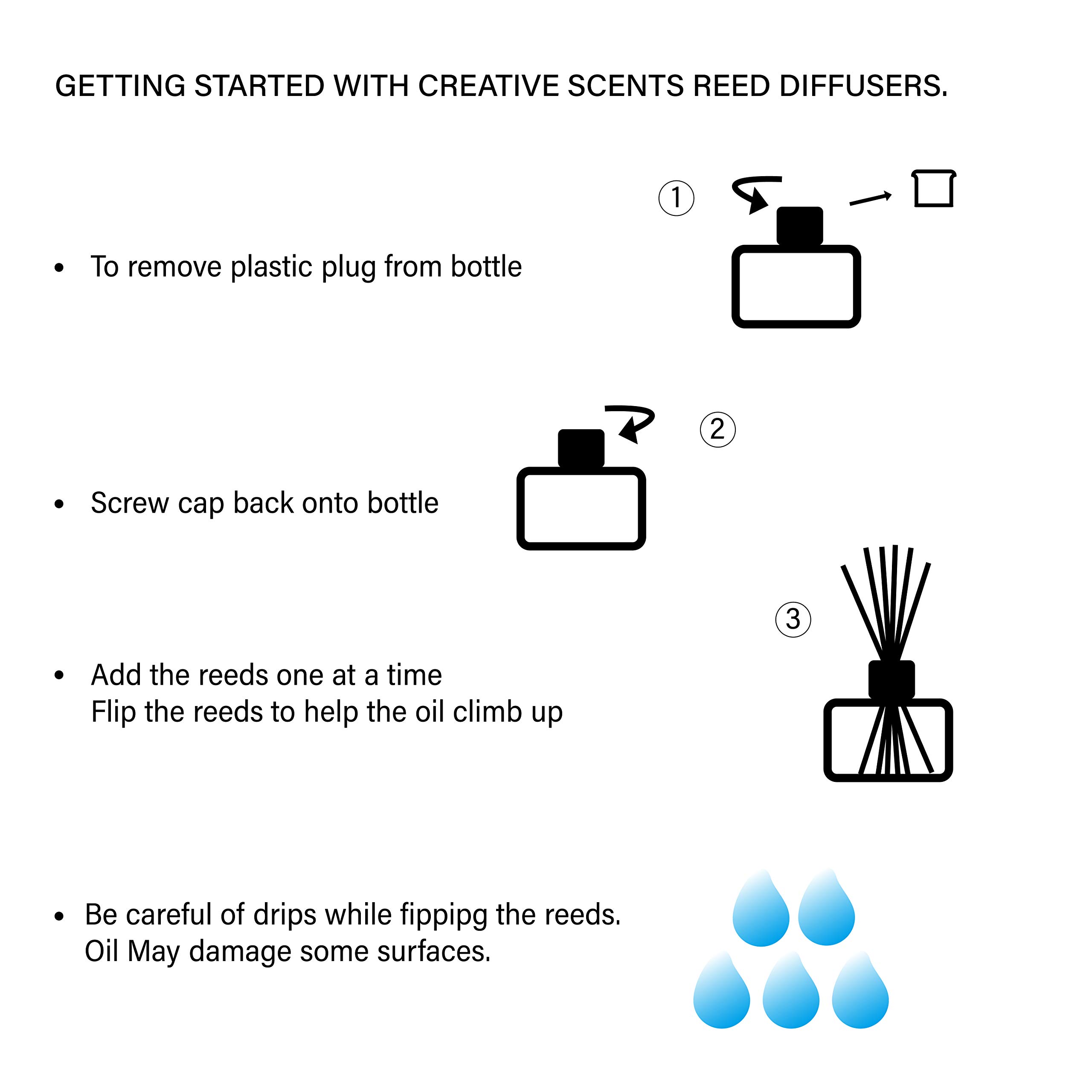 Air Jungles Passion Fruit Reed Diffuser Set with 10 Rattan Sticks - 3.4 fl oz Essential Oil Room Fragrance for Home, Office, Gym & Spa - Long-Lasting Aromatherapy for Relaxation & Stress Relief