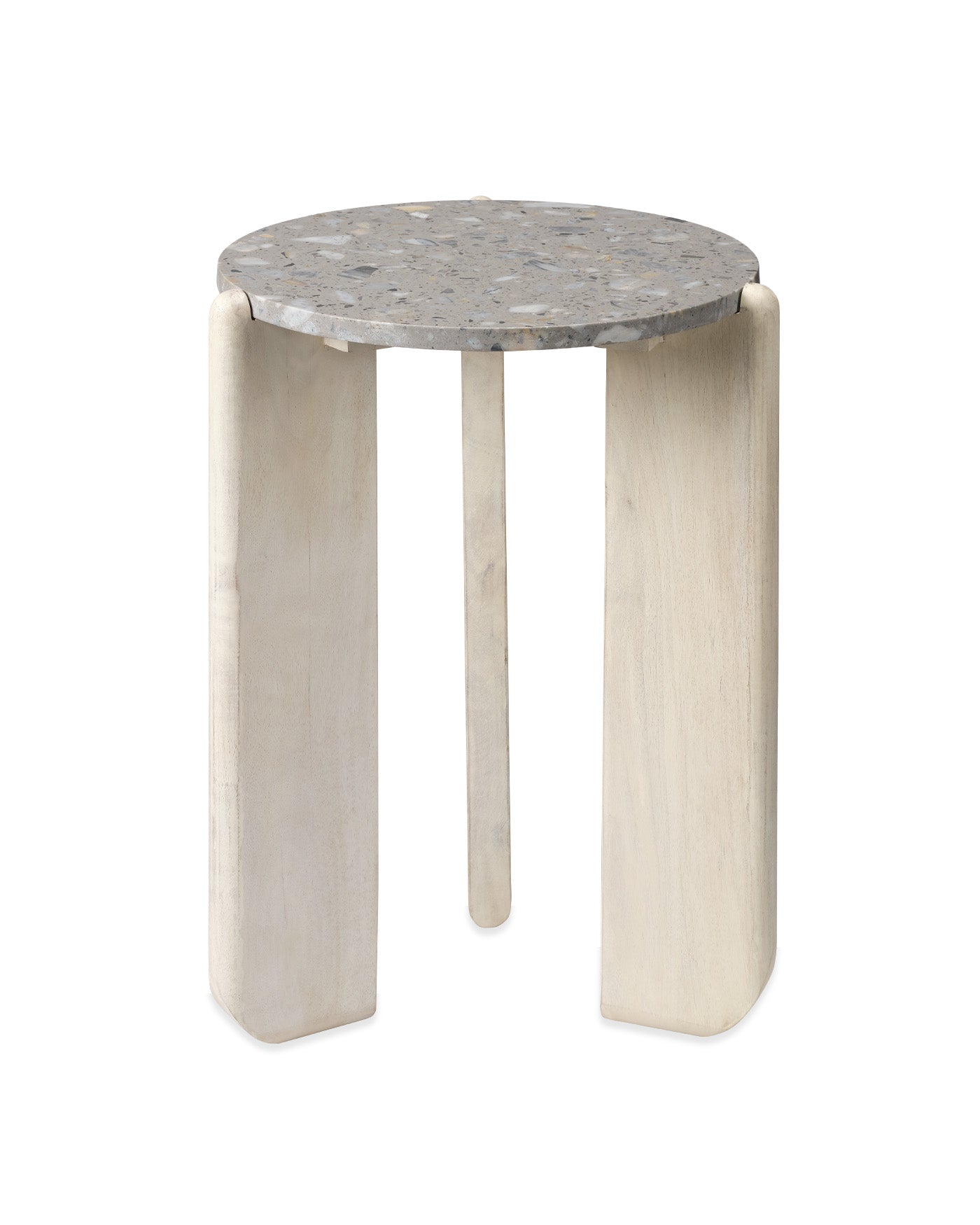 Quarry Side Table - Modern End Table with Storage Shelf for Living Room, Bedroom, or Office - Perfect for Holding Books, Lamps, and Decor