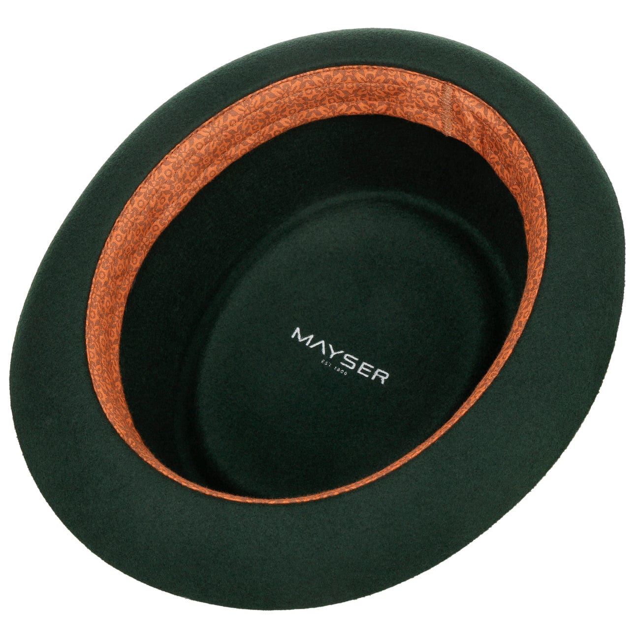Mayser Gareth Soft Pork Pie Wool Hat for Men - Stylish Winter Fedora for Casual Outfits & Outdoor Events