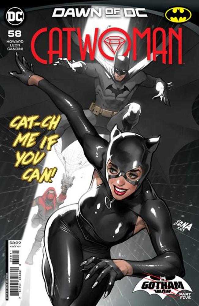 Catwoman #58 Cover A David Nakayama - Batman Catwoman The Gotham War Comic Book - Collectible Superhero Graphic Novel for DC Fans & Comic Enthusiasts - Perfect for Display, Gifts, and Batman Universe Collections
