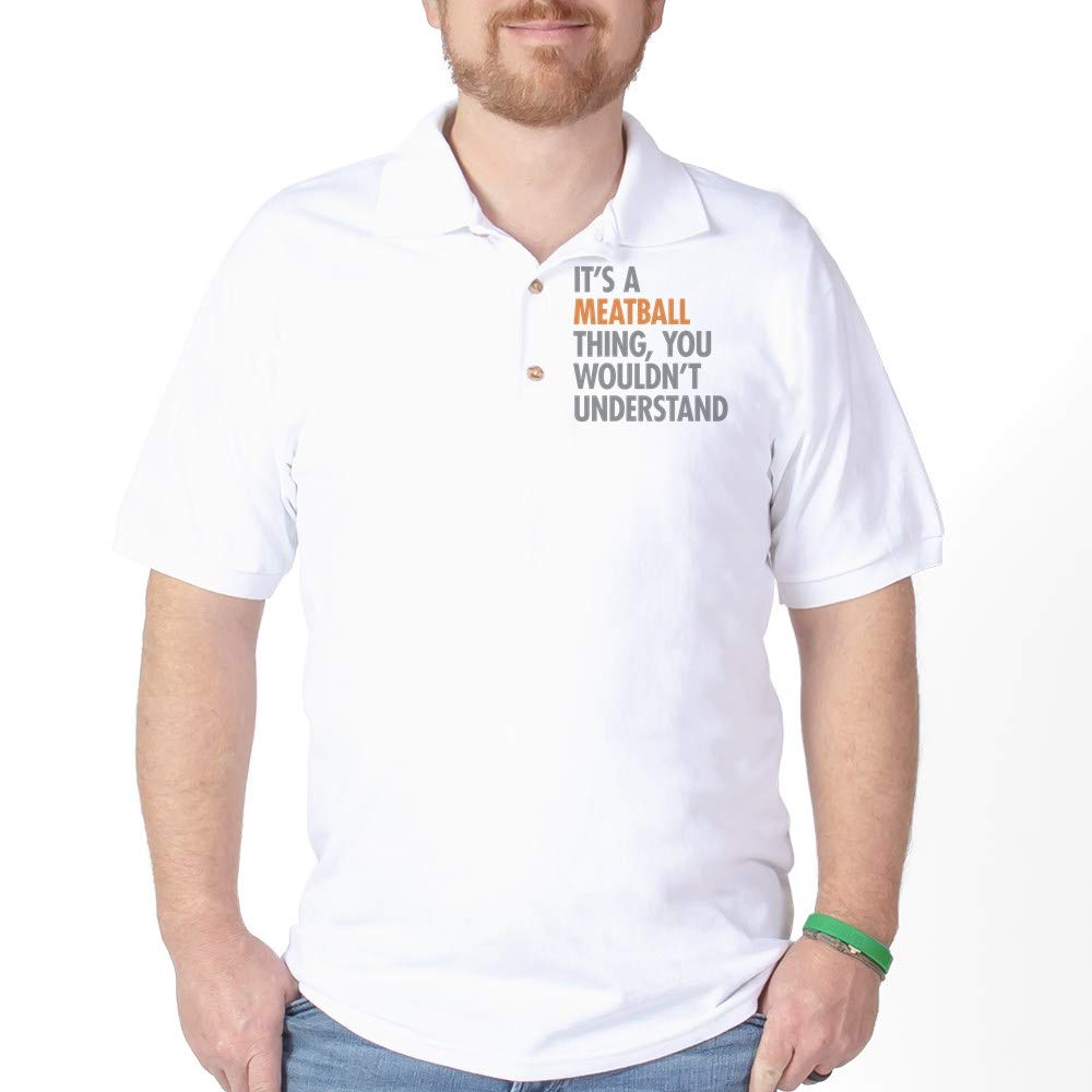 Meatball Thing Golf Shirt - Funny Golf Polo for Men & Women - Perfect for Golf Tournaments & Casual Wear