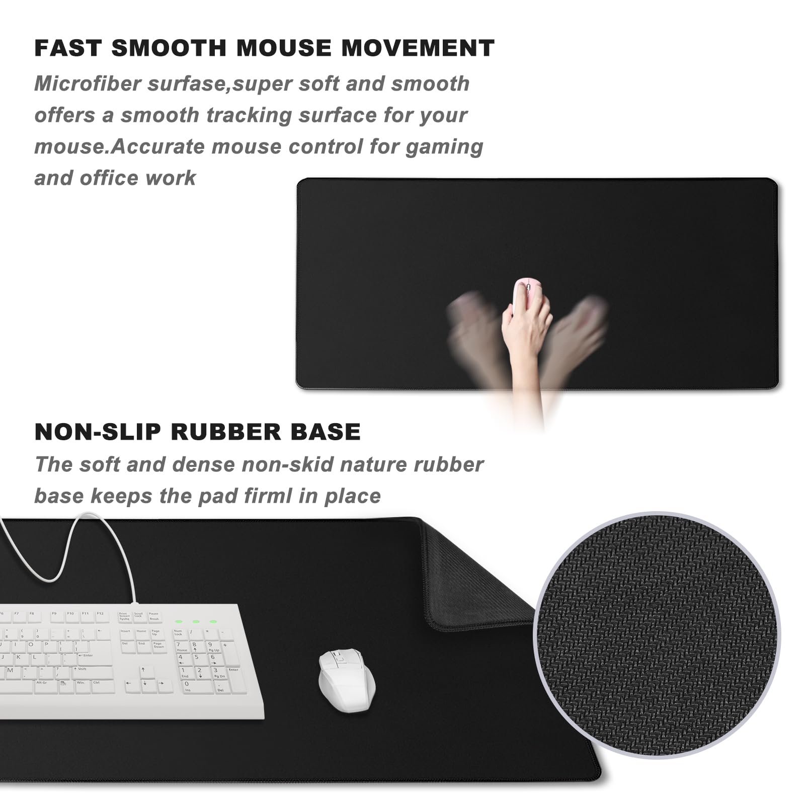 Extra Large Gaming Mouse Pad 31.5