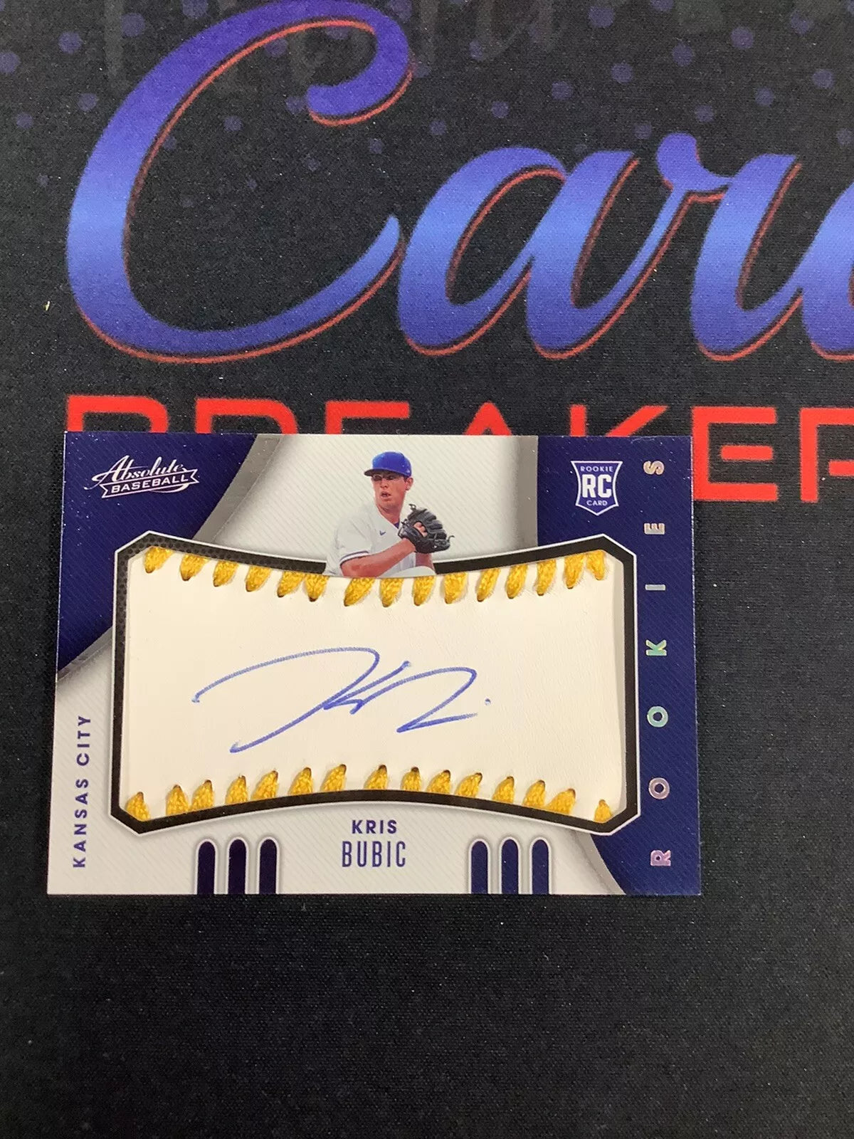 2021 Absolute Baseball Kris Bubic Gold Signature Material Card #167/10 - Rare Collectible for MLB Fans & Sports Memorabilia Enthusiasts - Perfect for Display, Trading, and Investment
