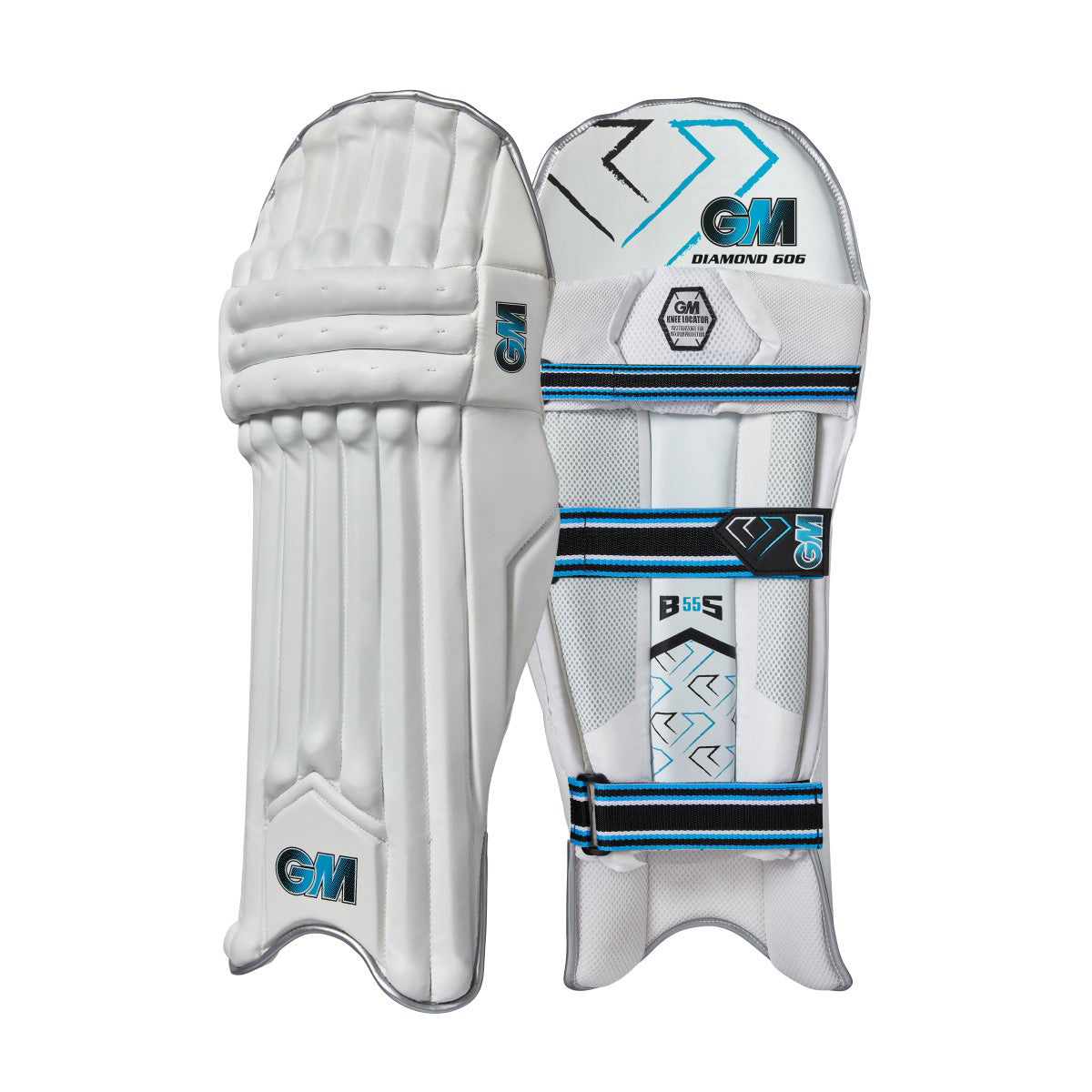 Gunn & Moore Diamond 606 Cricket Batting Pads 2024 | Premium Cricket Leg Guards for Adult Players | Perfect for Practice & Match Play