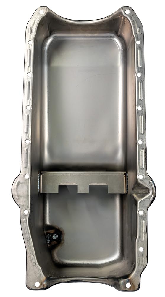 Moroso 20172 Replacement Oil Pan for Chevy Small-Block Engines - High Performance Aluminum Oil Pan for Chevy 262-400ci Engines - Perfect for Engine Rebuilds & Performance Upgrades