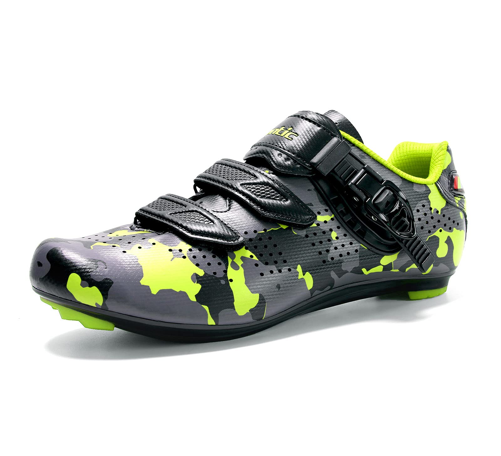 Santic Men's & Women's Road Cycling Shoes - Lightweight & Breathable for Indoor & Outdoor Bike Riding - Perfect for Spinning, Commuting & Training