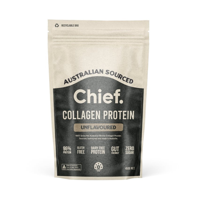 Grass Fed Collagen Protein Powder - Unflavored Hydrolyzed Collagen Peptides for Skin, Hair & Joint Support - Perfect for Smoothies, Coffee & Baking
