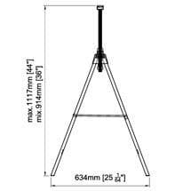 Aardwolf Fabrication Stand - Heavy Duty Adjustable Workbench for Metalworking & Woodworking | Perfect for DIY Projects, Welding, and Workshop Use