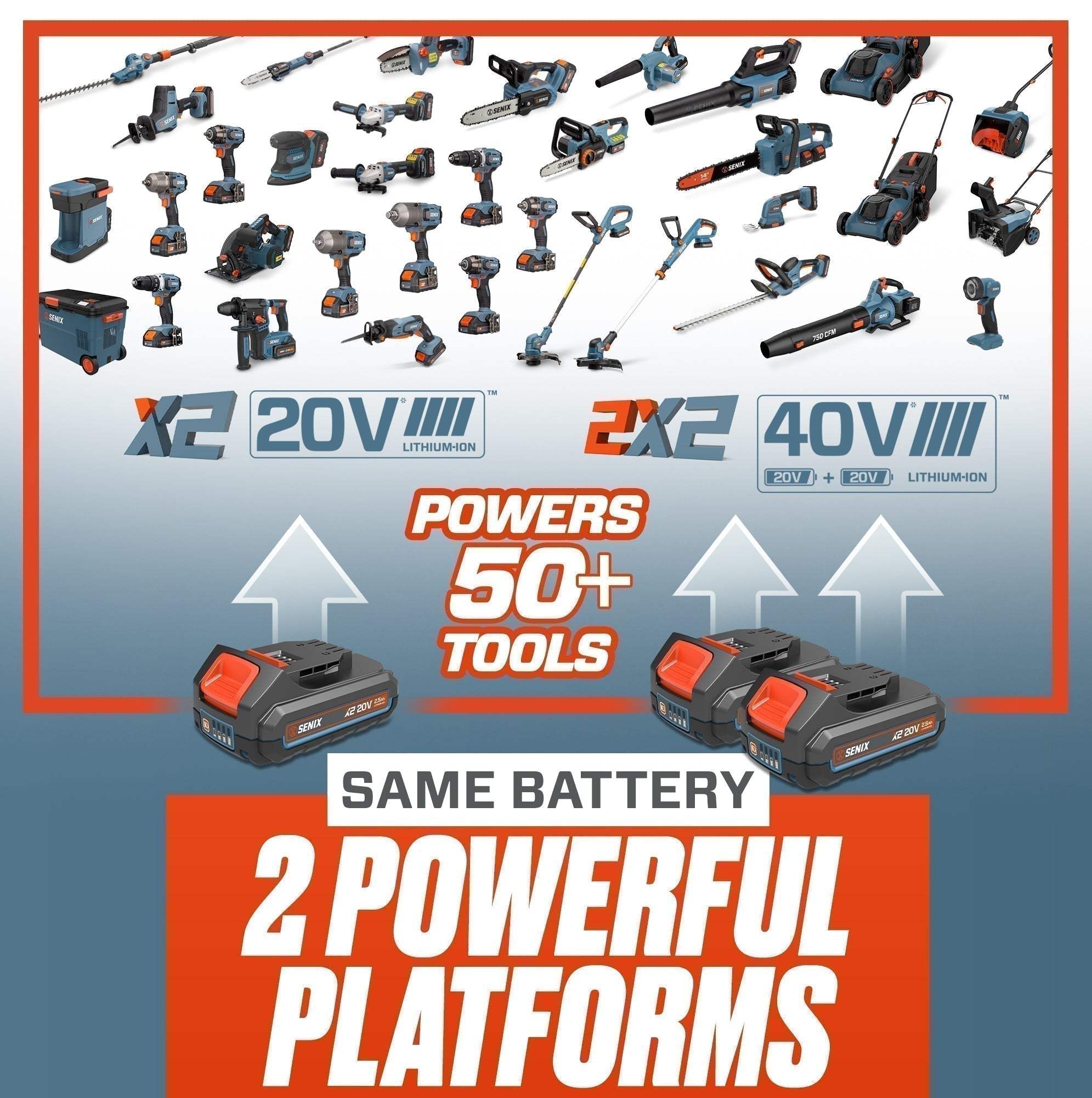 40V Max Cordless Snow Shovel with Dual 2.0Ah Batteries & Charger - 13