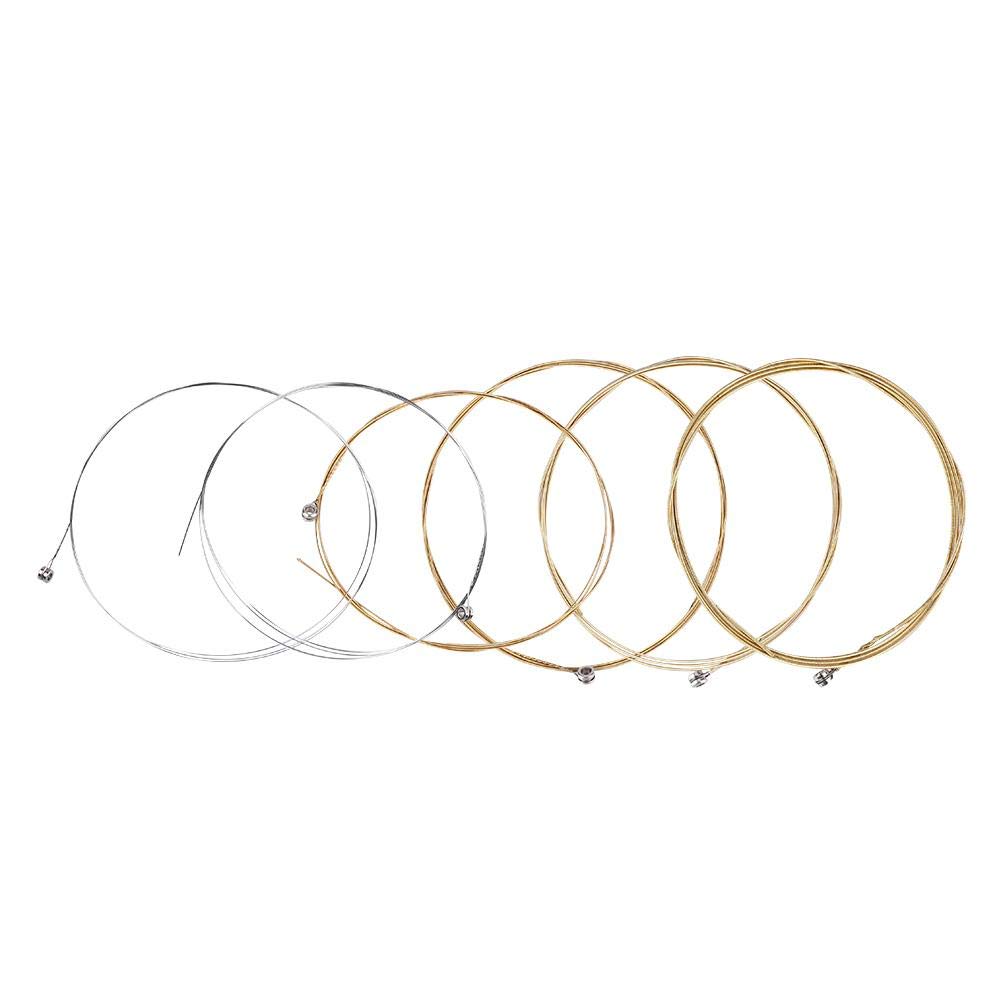6Pcs Acoustic Guitar Strings Set - Premium Replacement Strings for Classic & Folk Guitars - Durable Nylon Strings for Practice & Performance - Perfect for Beginners & Professionals (Ideal for Studio Recording, Live Shows & Home Practice)