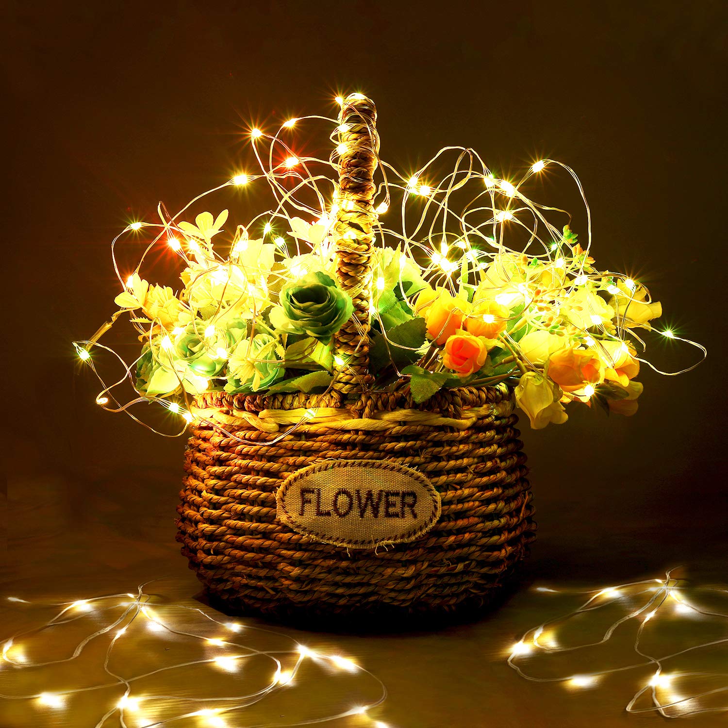 16-Color LED Fairy Lights 40ft with Remote - Bedroom & Christmas Decor