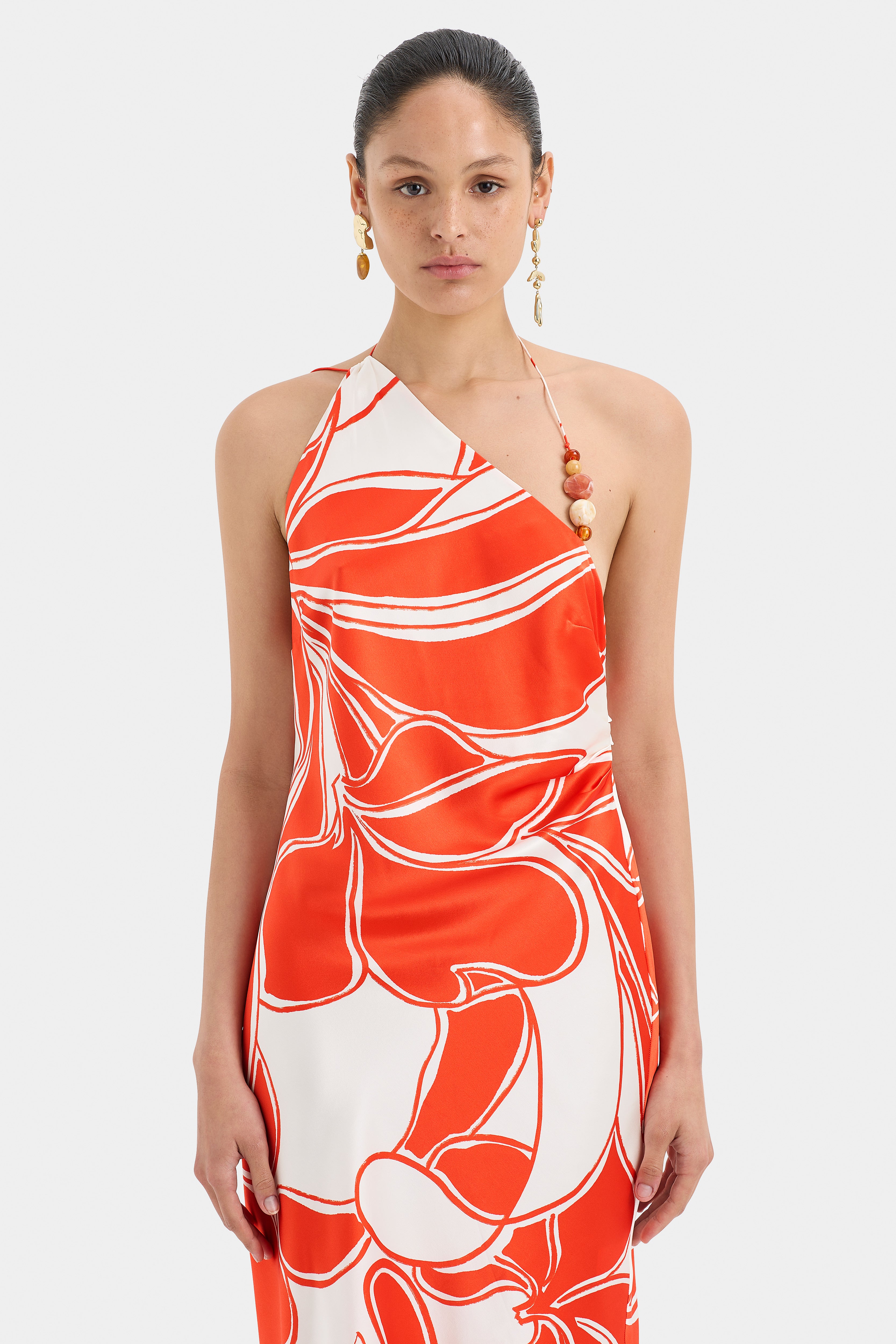 Ramona Asymmetric Bias Dress - Elegant Women's Party & Evening Gown for Special Occasions