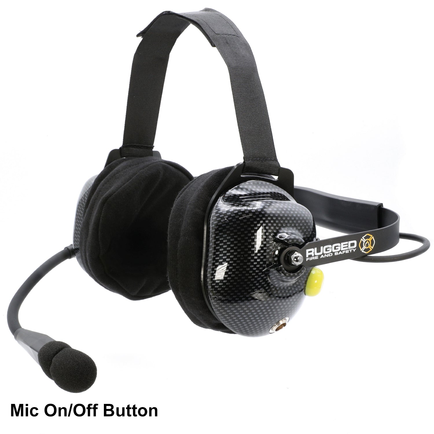 FHS Behind The Head Fire Safety Industrial Headset - ANSI Certified Hearing Protection for Construction, Manufacturing & Emergency Response Teams - Ideal for Loud Work Environments & Fire Safety Training