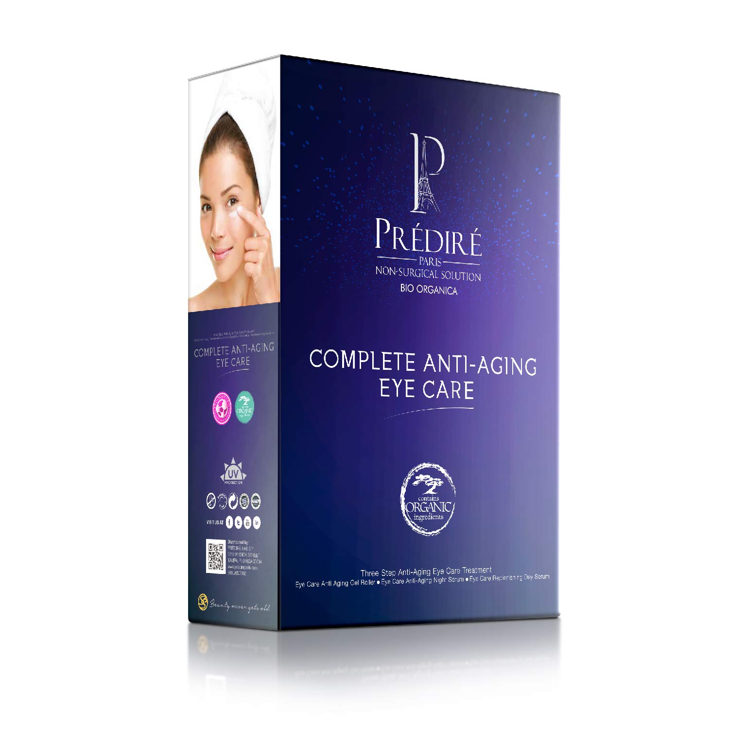 Travel Size Intensive Rapid Renewal Eye Care Anti-Aging Gel Roller - Reduces Puffiness & Dark Circles - Perfect for Overnight Recovery & Morning Refreshment