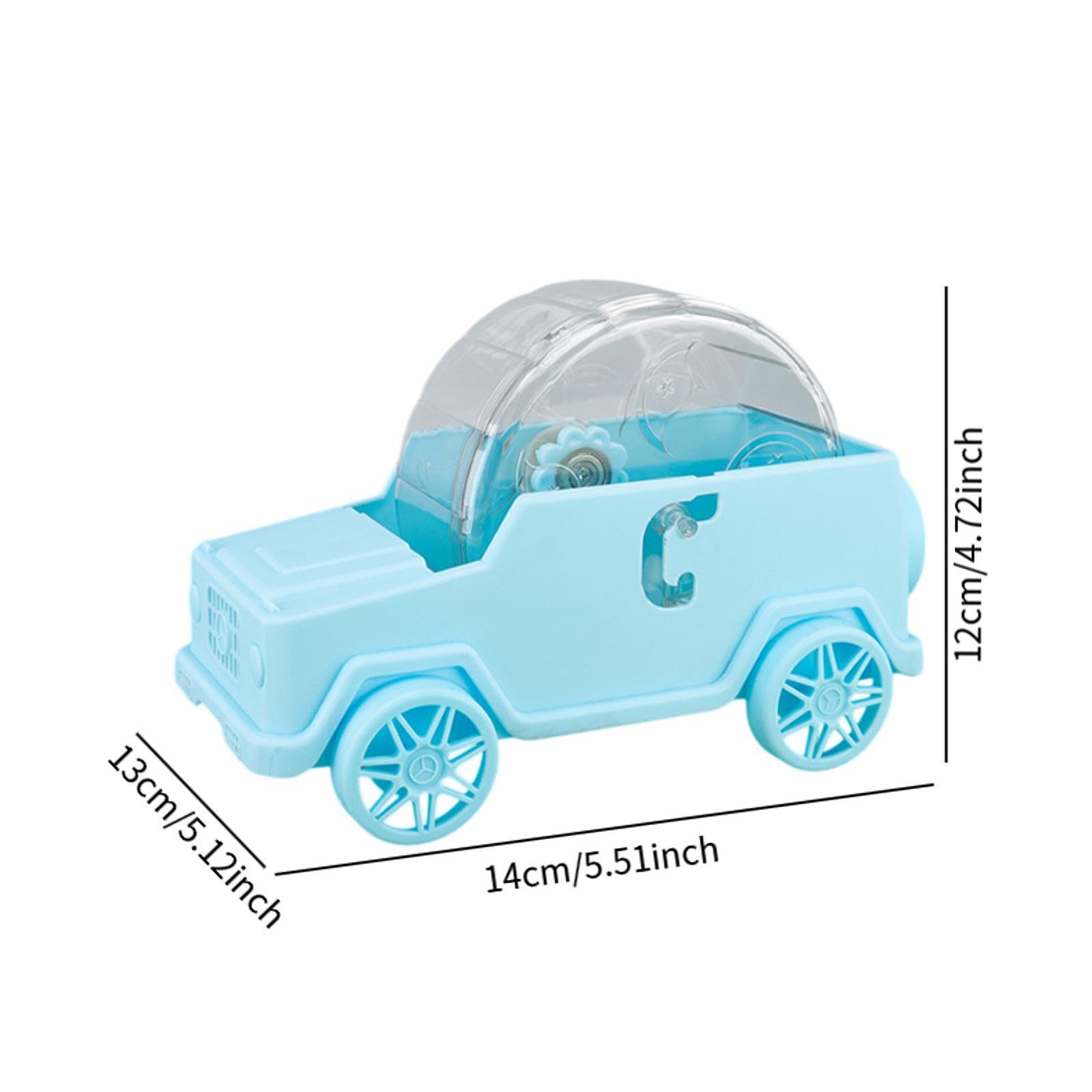Silent Hamster Exercise Wheel - Blue Car-Shaped Cage Accessory for Small Pets | Perfect for Hamster Cages & Playtime Enrichment