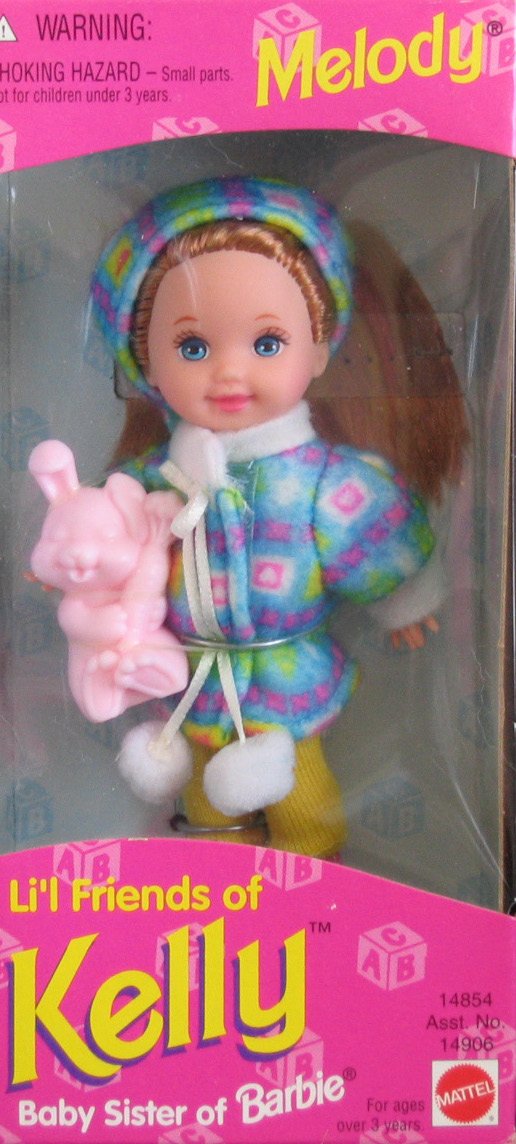 1995 Barbie Lil Friends of Kelly Melody Doll - Vintage Collectible Toy for Kids & Collectors - Perfect for Playtime, Gifts & Display