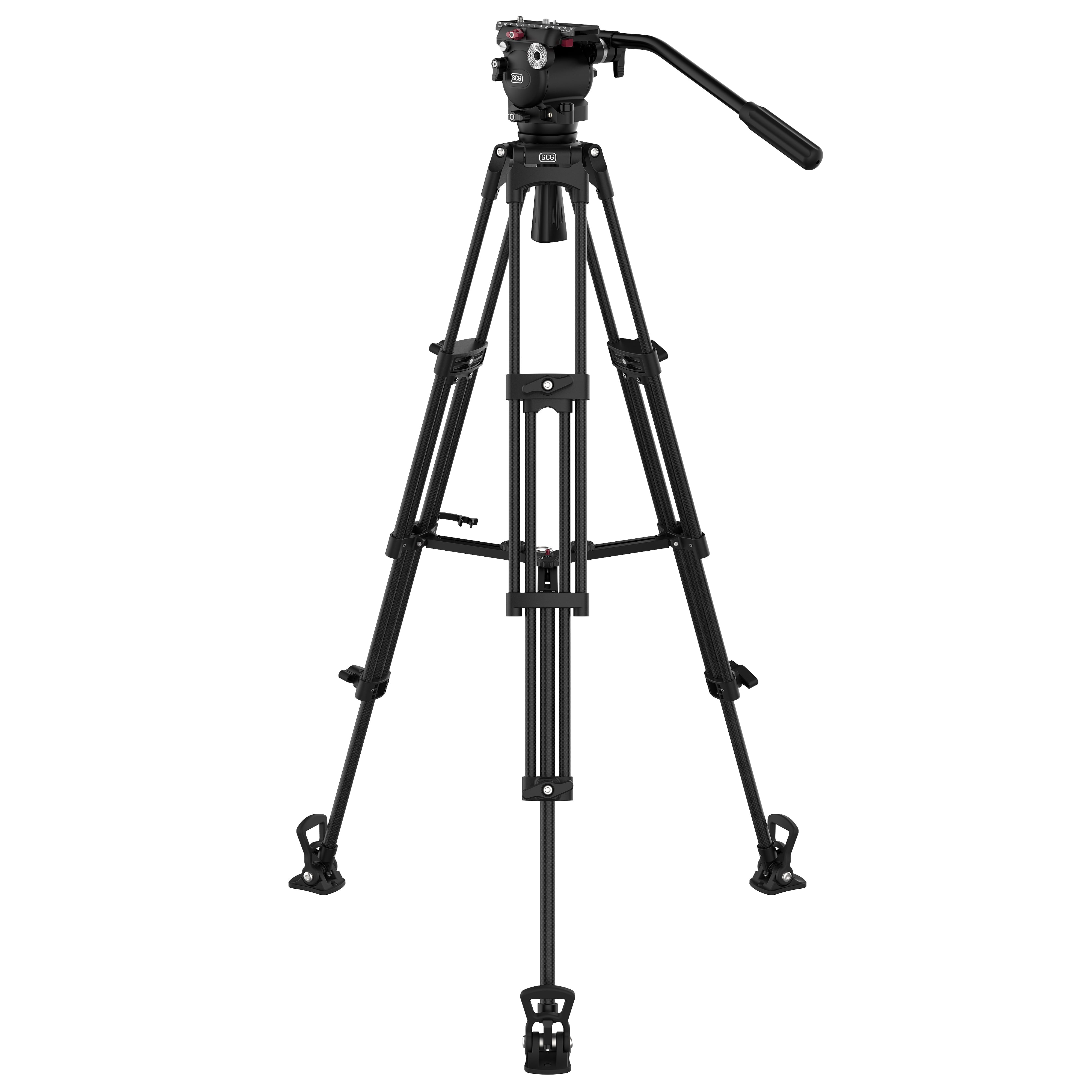 SCG F5 Carbon Fiber Tripod System - Lightweight & Sturdy Camera Tripod for DSLR, Mirrorless, Video Cameras - Perfect for Travel, Photography, and Videography