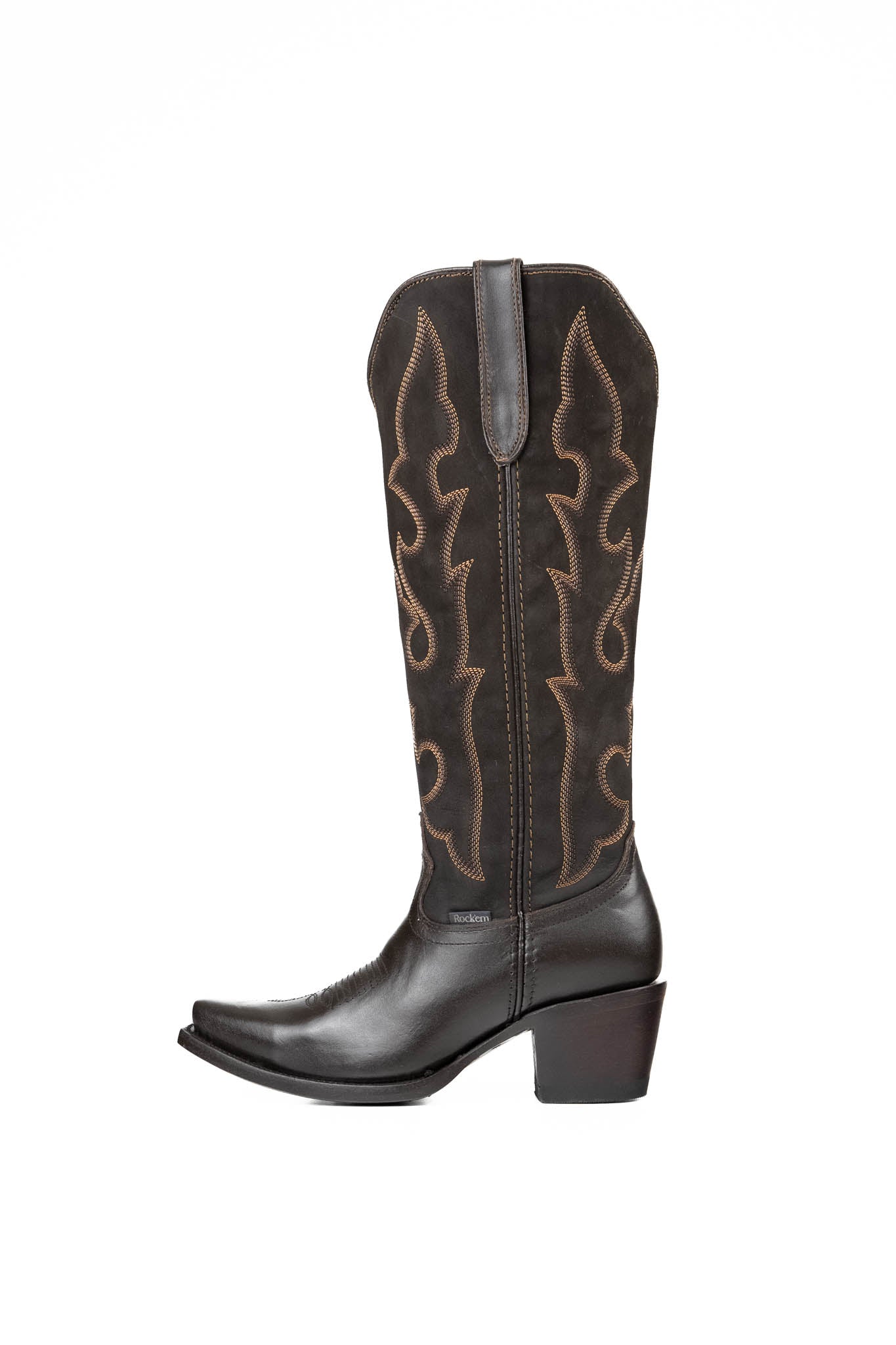 Marissa Tall Snip Toe Cowgirl Boots - Western Style Leather Riding Boots for Women | Perfect for Country Dancing, Rodeos & Outdoor Adventures