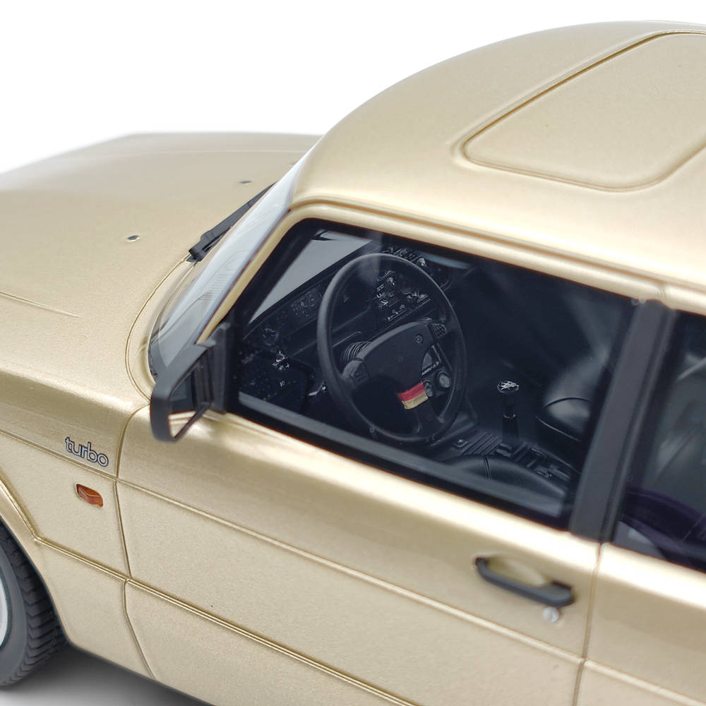 1/18 Scale Saab 900 Turbo T16 Airflow Gold Resin Model Car - DNA Collectibles DNA000111 - Perfect for Car Enthusiasts, Collectors, and Home/Office Display