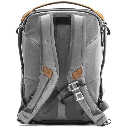 Peak Design Everyday Backpack 20L V2 - Waterproof Camera Backpack for Photographers & Travel, Durable Ash Gray Laptop Bag with Customizable Storage - Perfect for Commuting, Hiking & Urban Exploration