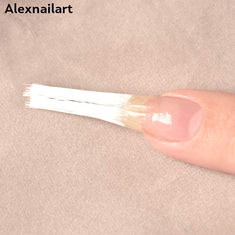 Alexnailart Fiberglass Nail Extension Kit - Acrylic Nail Tips for DIY Manicure & Professional Salon Use | Perfect for Nail Art, French Tips & Gel Polish Application