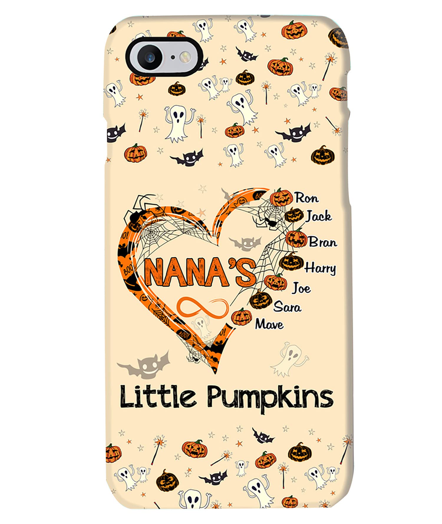 **Personalized Phone Case for Samsung & iPhone 11/12/13/X/XS Max/XR/Pro Plus - Custom Grandma Loves Bug Design - Cute Gift for Mom & Grandmother with Kids (Design 28) - Perfect for Family Photos & Daily Protection**