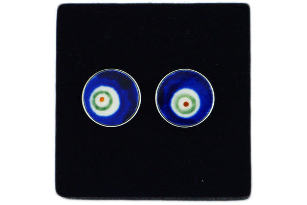 Peacock Eye Stud Earrings for Women – Elegant Jewelry for Parties, Weddings & Special Occasions