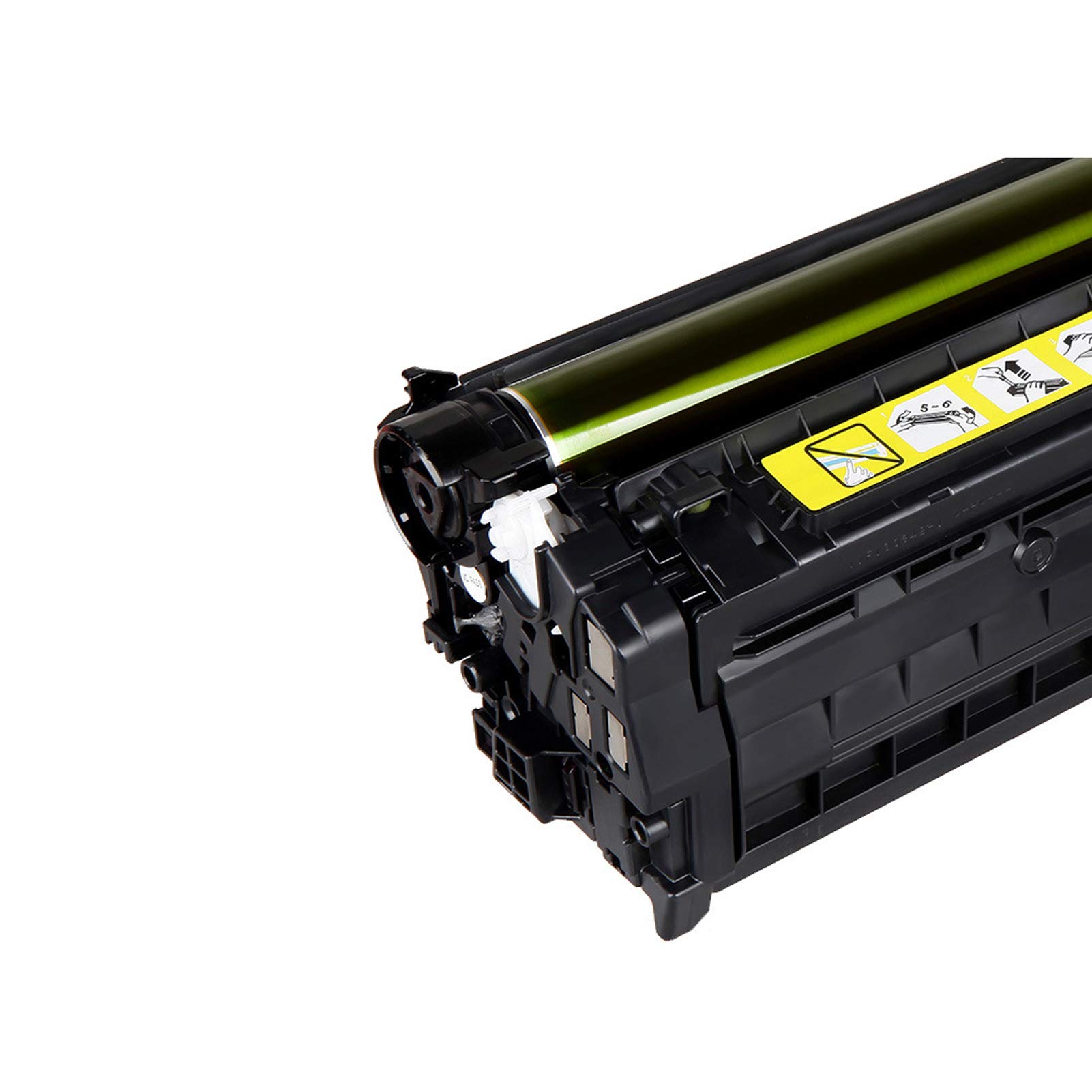 307A CE740A Compatible Toner Cartridge (with Chips) - 2-Pack Black Replacement for HP Color LaserJet Pro CP5225/CP5025/CP5220 Printers - High-Quality Clear Printing - Perfect for Office, Home & Small Business Use