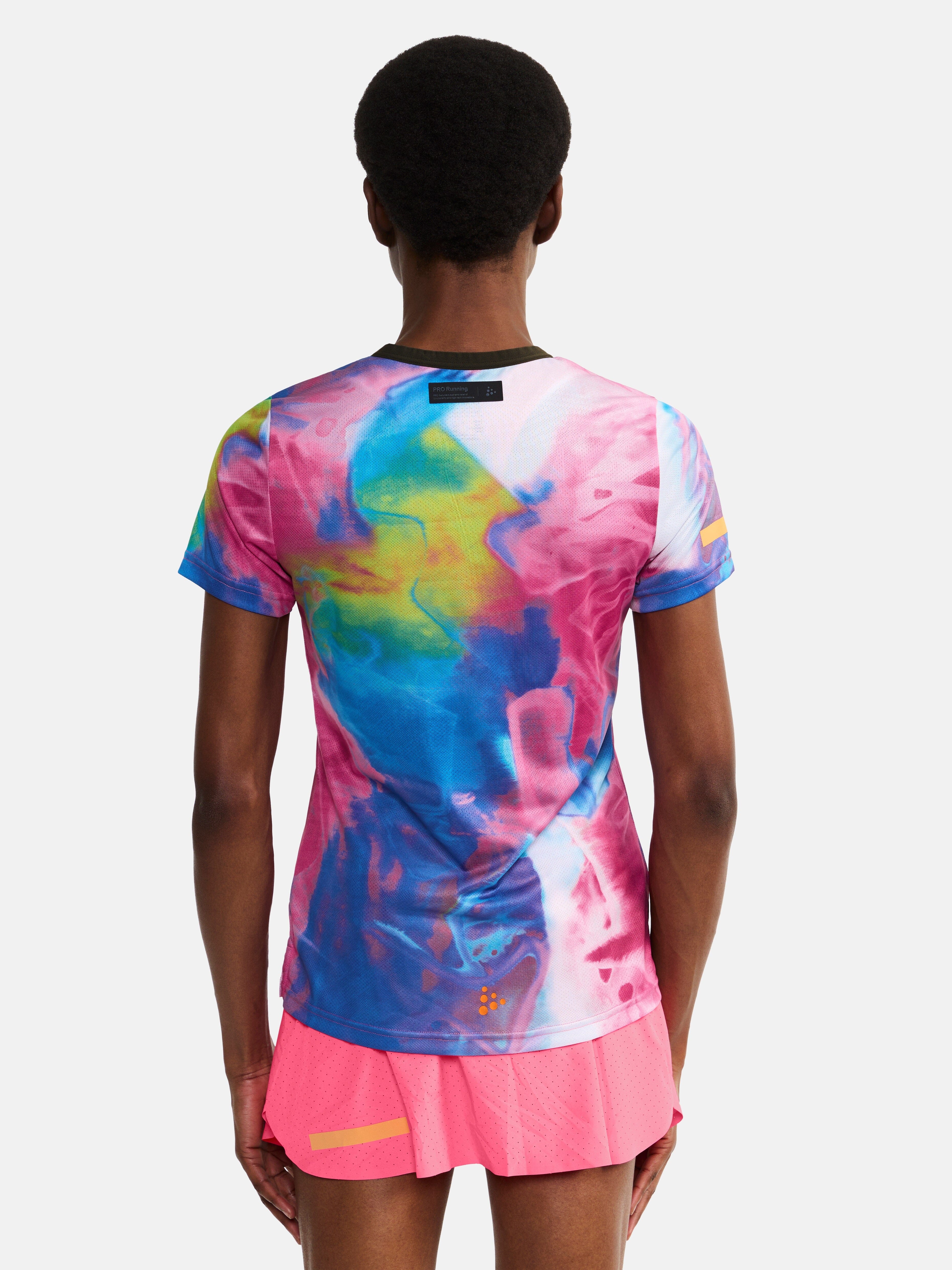 Women's PRO Hypervent Jacquard Running Tee - Breathable Moisture-Wicking Workout Top for Running, Gym & Outdoor Activities