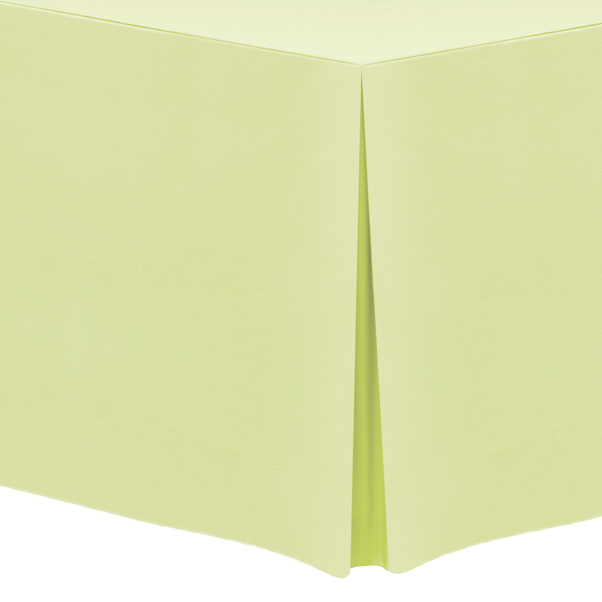 Ultimate Textile - 3 Pack 4 ft. Fitted Polyester Tablecloth for 24 x 48-Inch Rectangular Tables (36