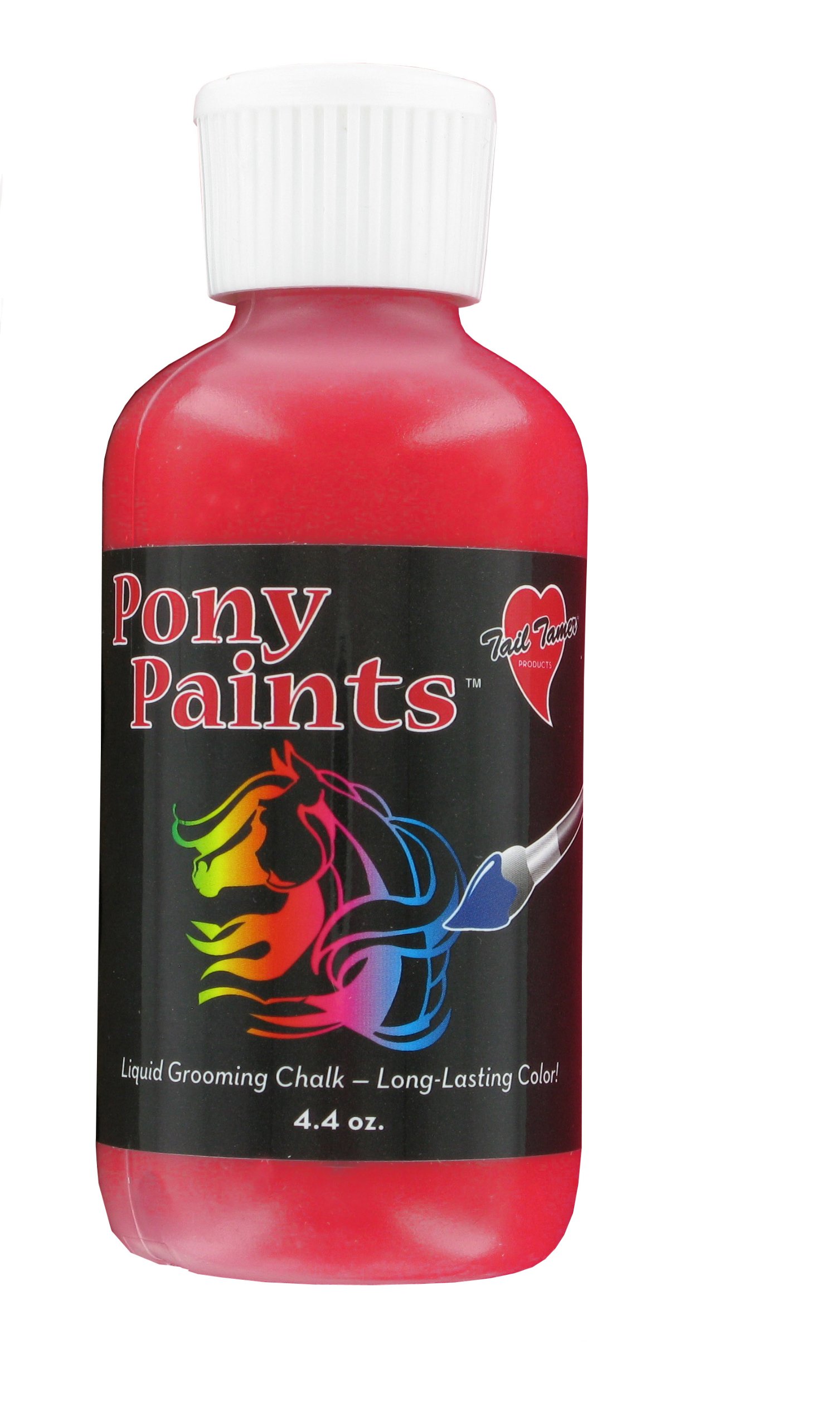 PPNTS-RD Pony Paints Grooming Chalk for Horses - Vibrant Red Horse Coat Enhancer | Perfect for Shows, Competitions & Photo Shoots