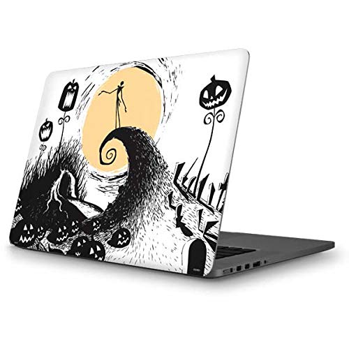 Skinit Officially Licensed Disney Jack Skellington Pumpkin King Laptop Skin for MacBook Pro 13-inch (2014) - Durable Vinyl Decal for Halloween, Christmas, and Year-Round Themed Protection