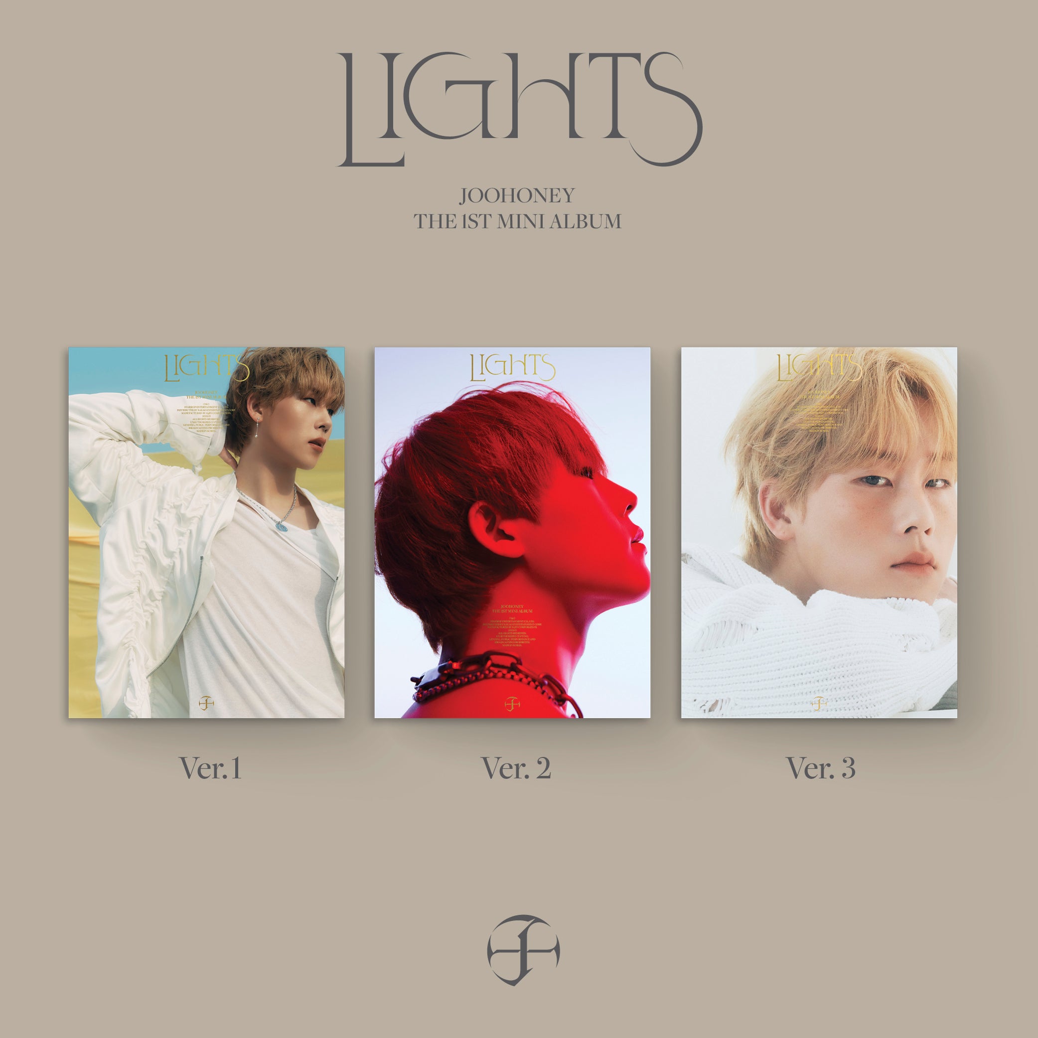 JOOHONEY 1ST MINI ALBUM 'LIGHTS' - Kpop Music CD with Photobook - Perfect for Kpop Fans Collection & Gift Giving