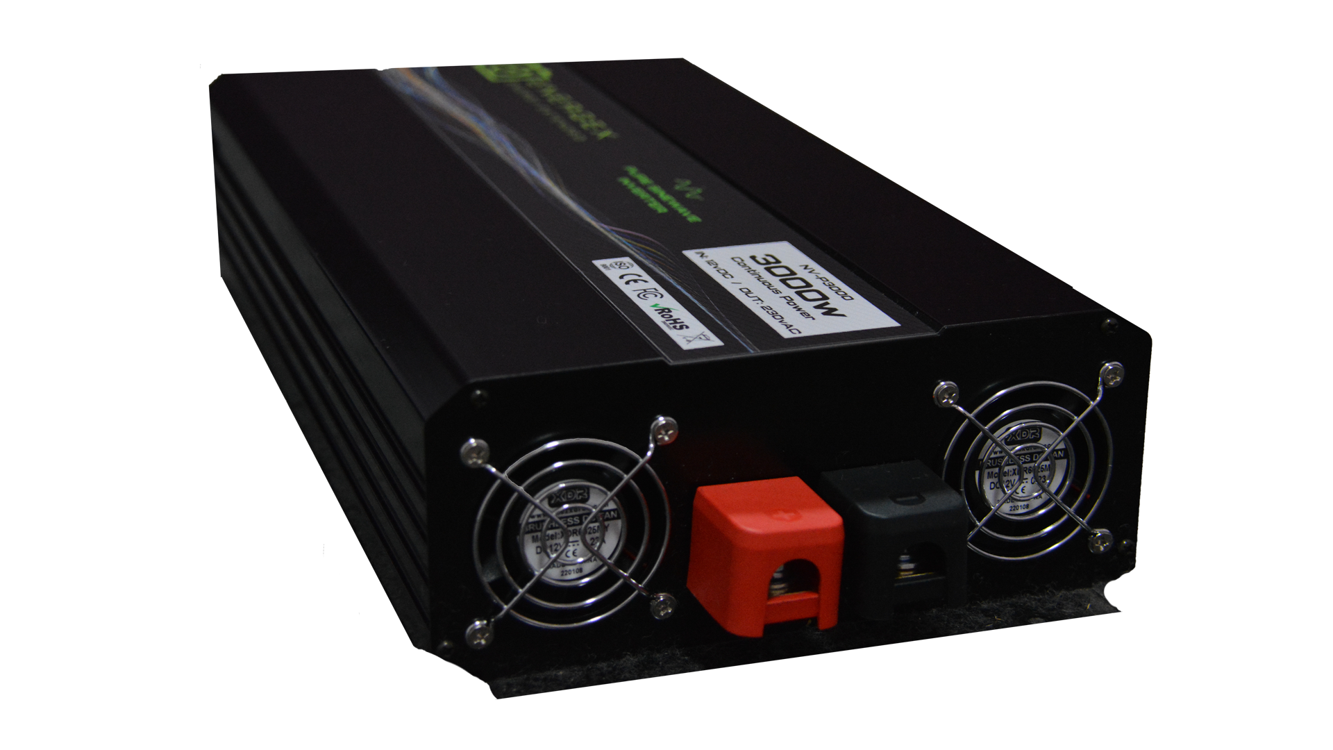 Energex 3000W 12V Pure Sine Wave Power Inverter for RVs, Boats, Off-Grid Solar Systems & Emergency Backup Power