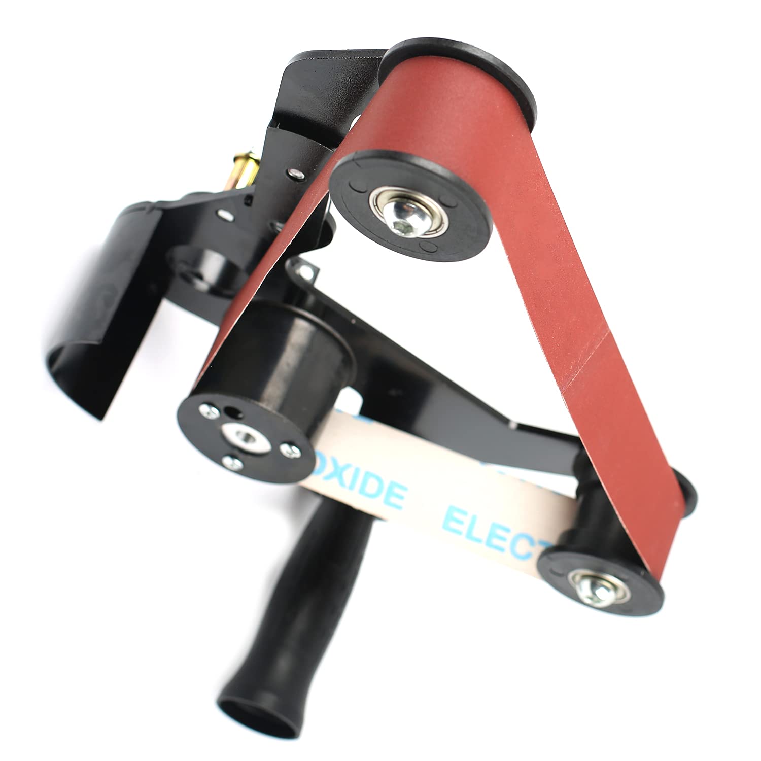 Angle Grinder Belt Sander Adapter - 5/8-11 Thread Pipe & Tube Sanding Attachment with 1.68