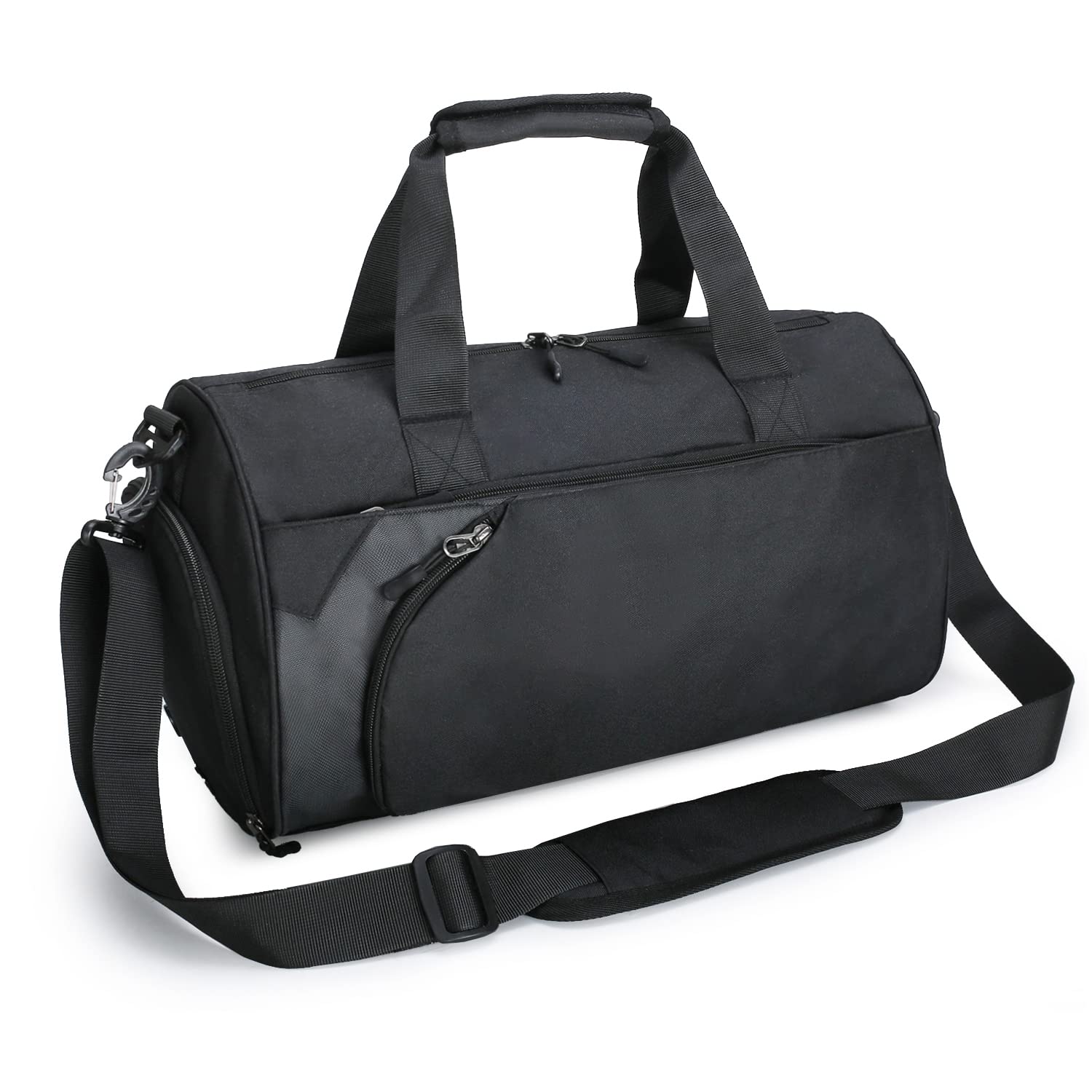 PAHAJIM Large Travel Duffel Bag - Waterproof & Tear Resistant Gym Bag for Men & Women - Perfect for Sports, Fitness, Travel & Weekend Getaways - Black
