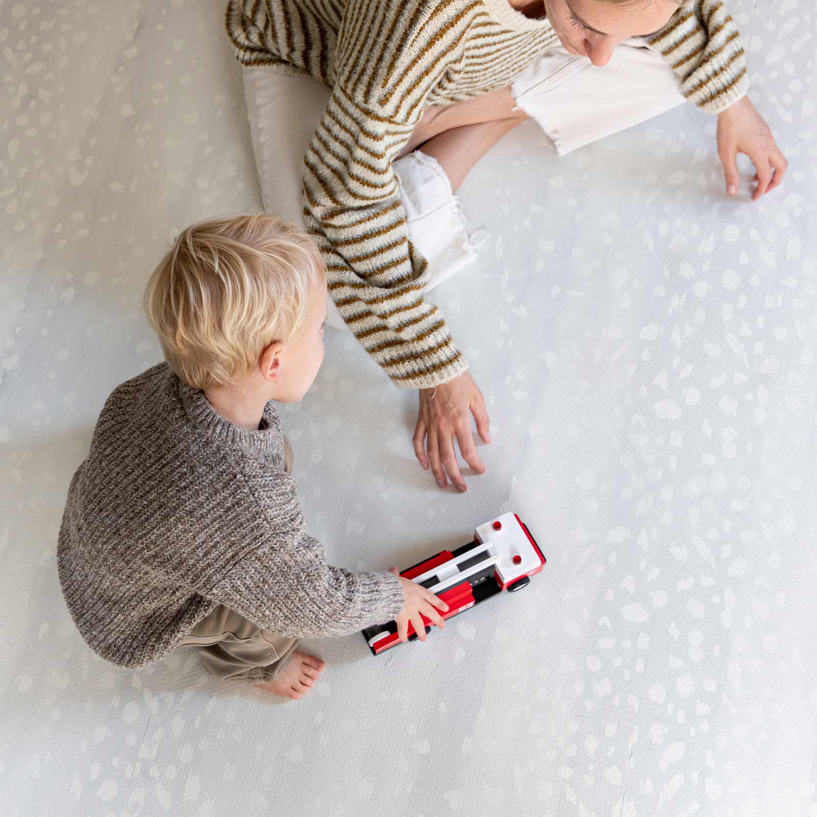 Little Nomad Play Mat for Babies & Toddlers - Soft, Non-Toxic Foam Floor Mat for Playroom, Nursery & Daycare - Fawn Design - Perfect for Crawling, Learning & Playtime Activities