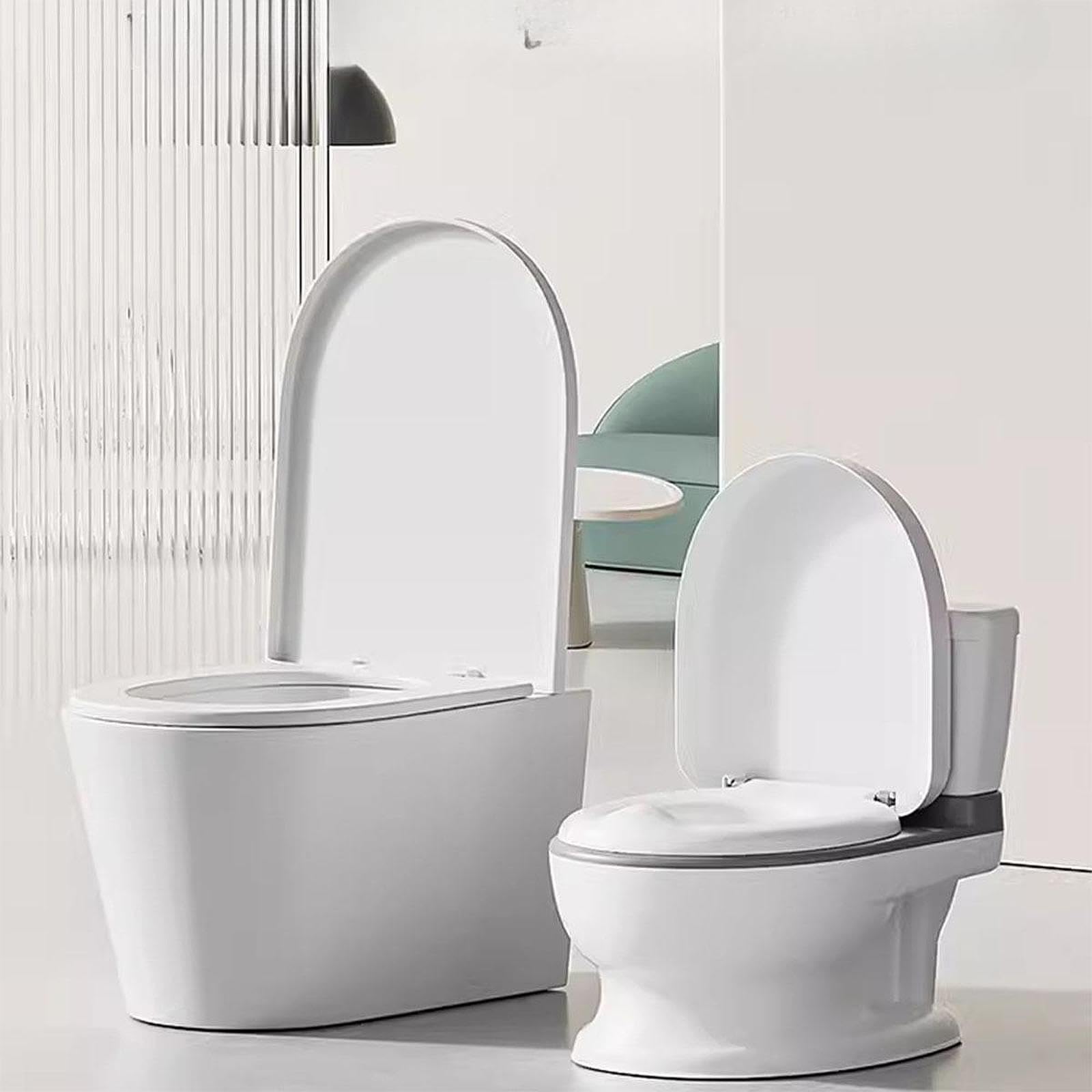 Non-Slip Baby Potty Training Seat with Removable Splash Guard - Toddler Toilet Chair for Boys & Girls - Perfect for Home, Travel & Daycare Use