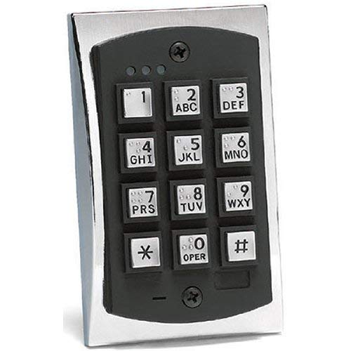 iEi Electronics 2000 eM Style Flush Mount Durable Metal Keypad - Secure Access Control for Commercial & Industrial Buildings