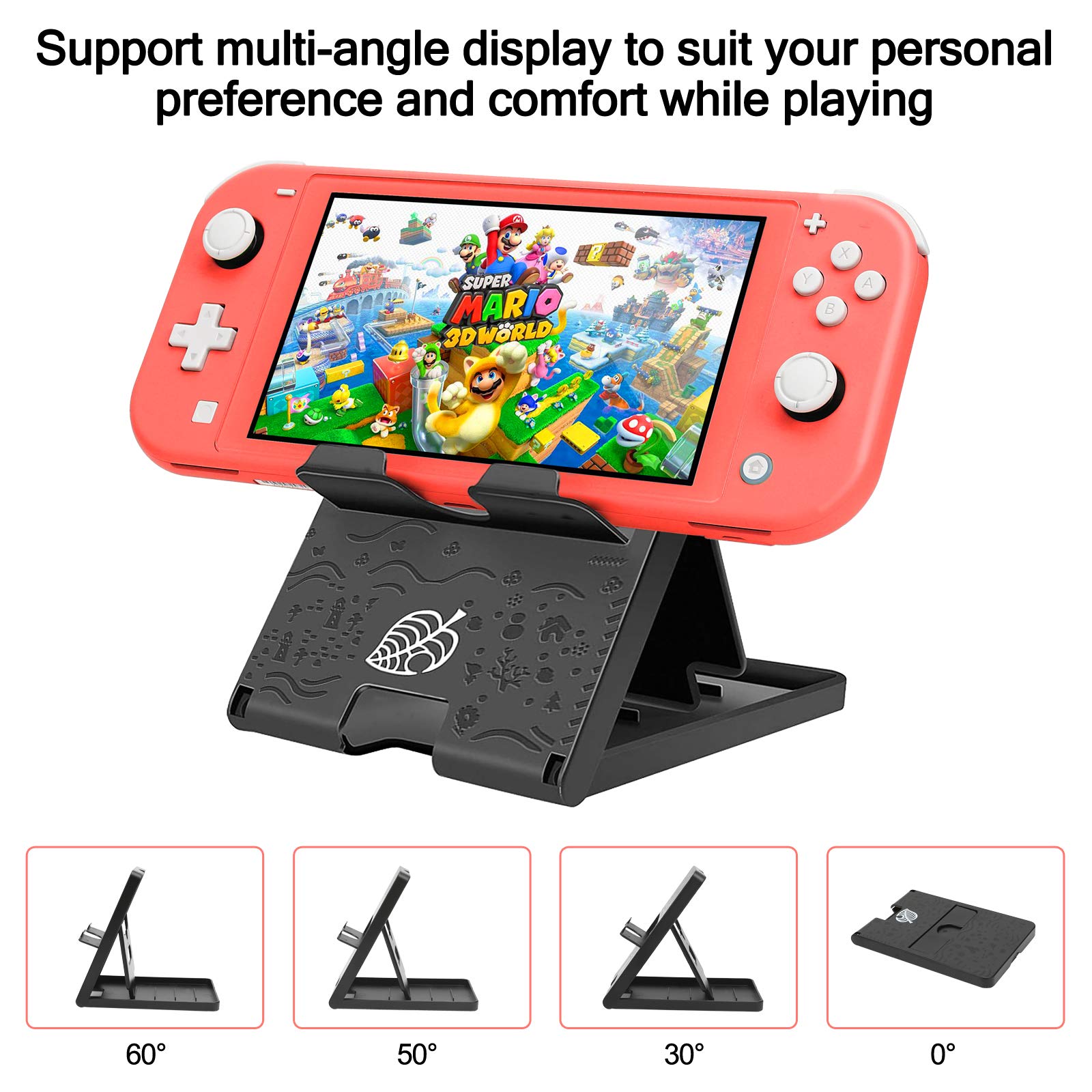 Nintendo Switch Lite Accessories Bundle - Protective TPU Case, Carrying Case, Screen Protector, Charging Dock, Playstand, Game Case, USB Cable, Stylus & Thumb Grips | Perfect for Travel, Gaming On-The-Go & Home Entertainment