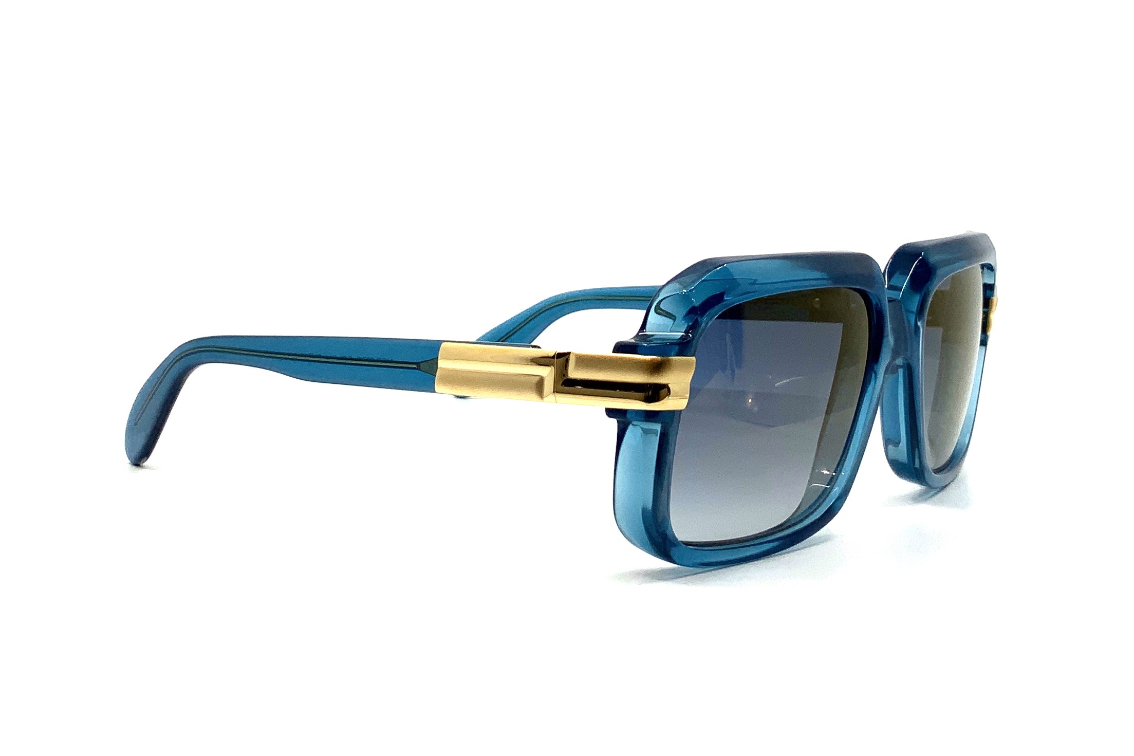 Cazal 607/3 Sunglasses - Sapphire Blue Frame & UV Protection Lenses for Men & Women | Perfect for Outdoor Sports, Driving & Fashion Accessories