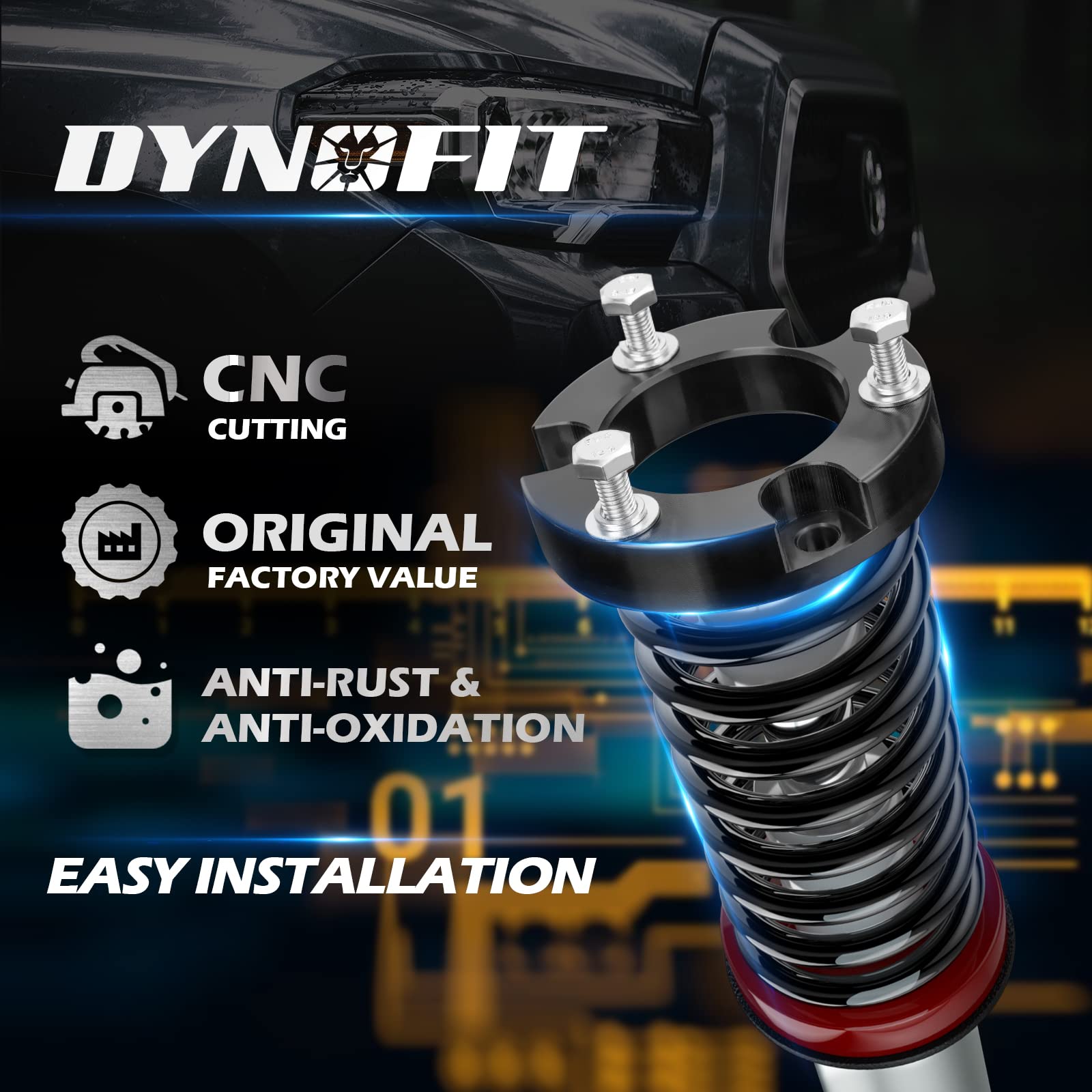 Dynofit 2 Inch Tundra Leveling Lift Kit - 2