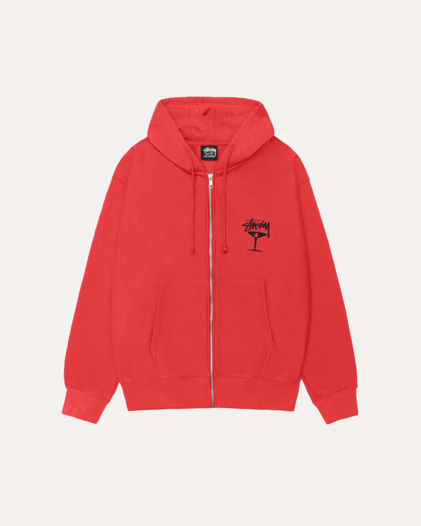 Martini Zip Hoodie for Men & Women - Stylish Fleece Pullover with Front Pockets - Perfect for Casual Wear, Gym, and Outdoor Activities