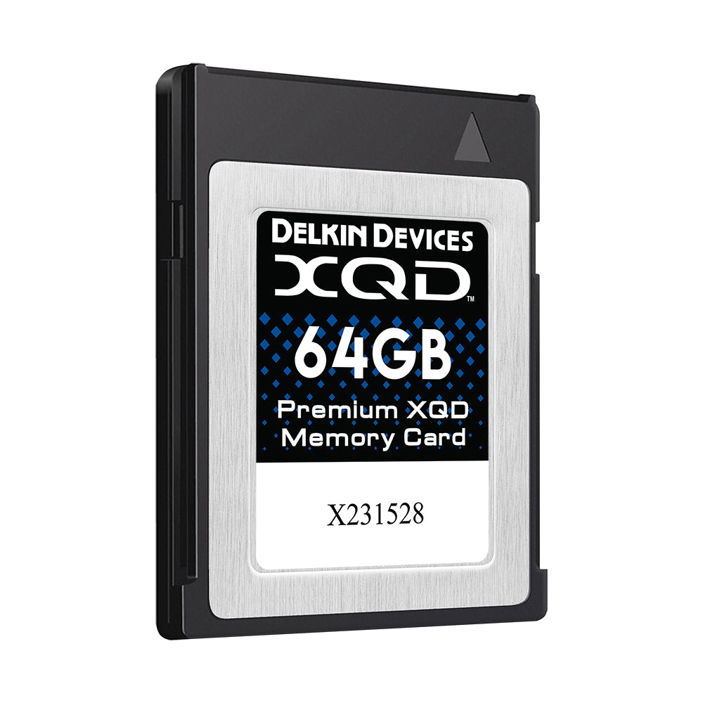 Delkin 64GB Premium XQD 2.0 Memory Card - High Speed Performance for Professional Cameras & 4K Video Recording | Perfect for Nikon, Sony DSLR & Mirrorless Cameras