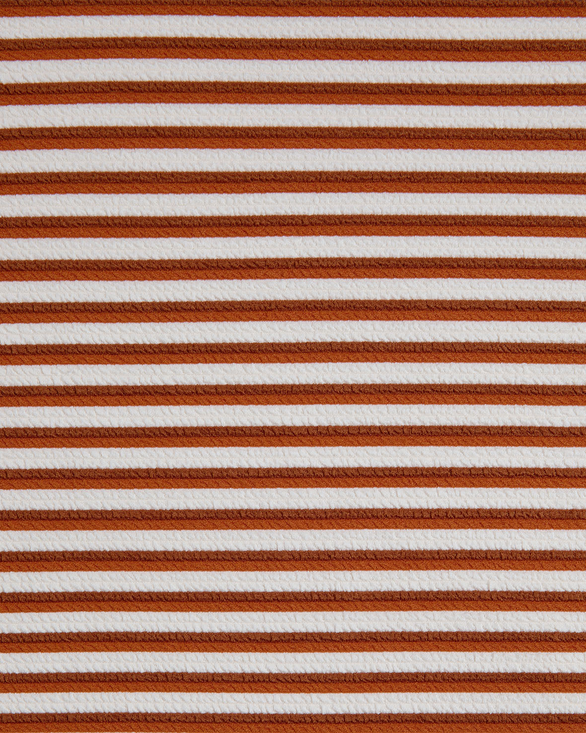 Orange Crinkle Stripe Swimsuit for Women - High Waisted Bathing Suit with Ruffles - Perfect for Beach, Pool & Summer Vacations