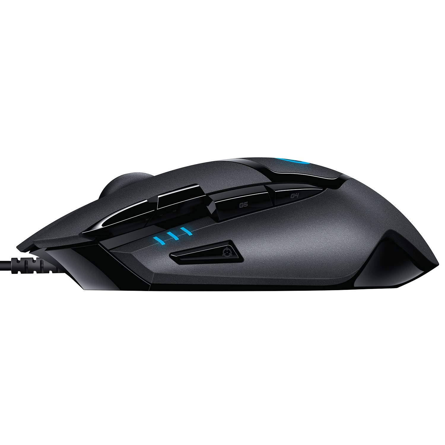 Logitech G402 Hyperion Fury Wired Gaming Mouse - 4000 DPI High Precision Optical Sensor, Ultra-Light Ergonomic Design, 8 Programmable Buttons - PC & Mac Compatible (Black) - Perfect for FPS Games, Esports, Office Work, Home Use, Streaming & Video Editing - Best Gaming Mouse for Enthusiasts & Content Creators - Ideal for Competitive Gaming, Work from Home & Professional Setups