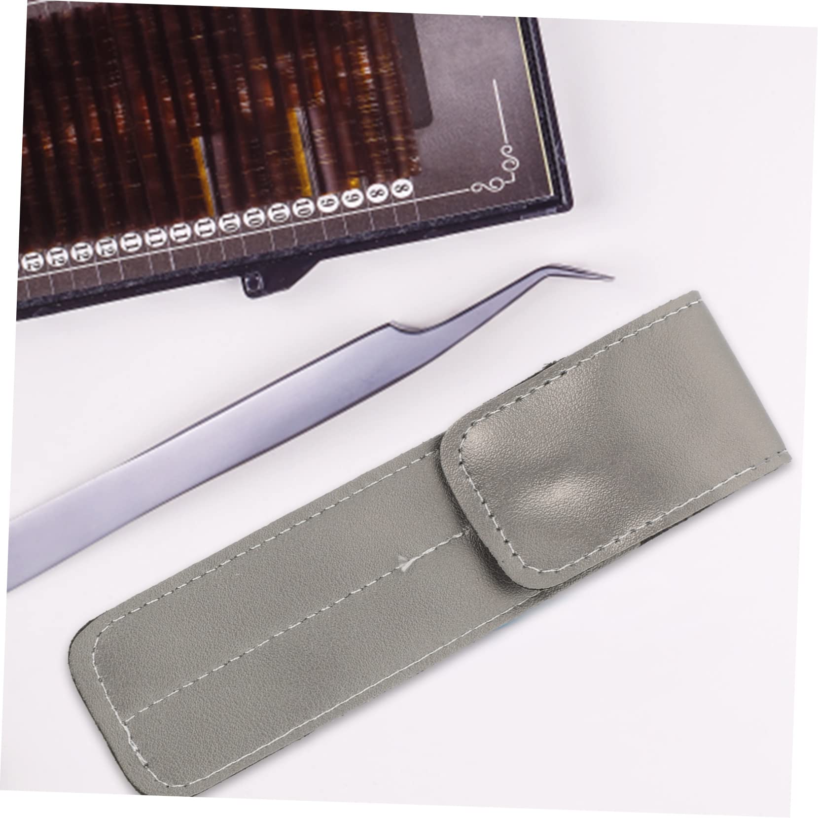 Beavorty 12 Pcs Professional Eyelash Extension Tweezers Set with Storage Bag - Precision Makeup Tools for Lash Extensions, False Eyelash Application & Salon Use - Perfect for Makeup Artists, Beauty Salons & DIY Home Use