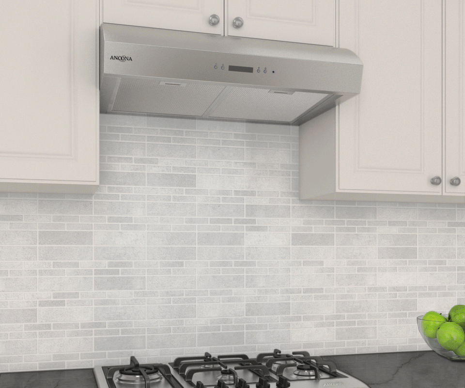 UC7630 30-Inch Under Cabinet Range Hood with 700 CFM Powerful Ventilation & Built-In Night Light - Perfect for Kitchen, Home Remodeling, and Small Spaces